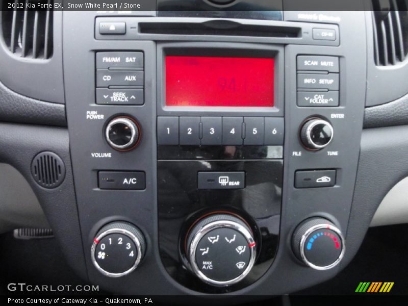 Snow White Pearl / Stone 2012 Kia Forte EX