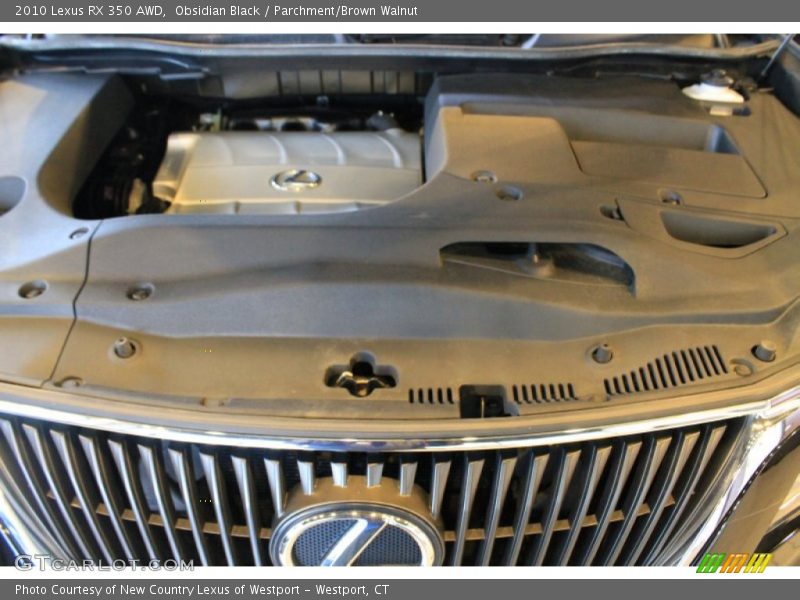 Obsidian Black / Parchment/Brown Walnut 2010 Lexus RX 350 AWD