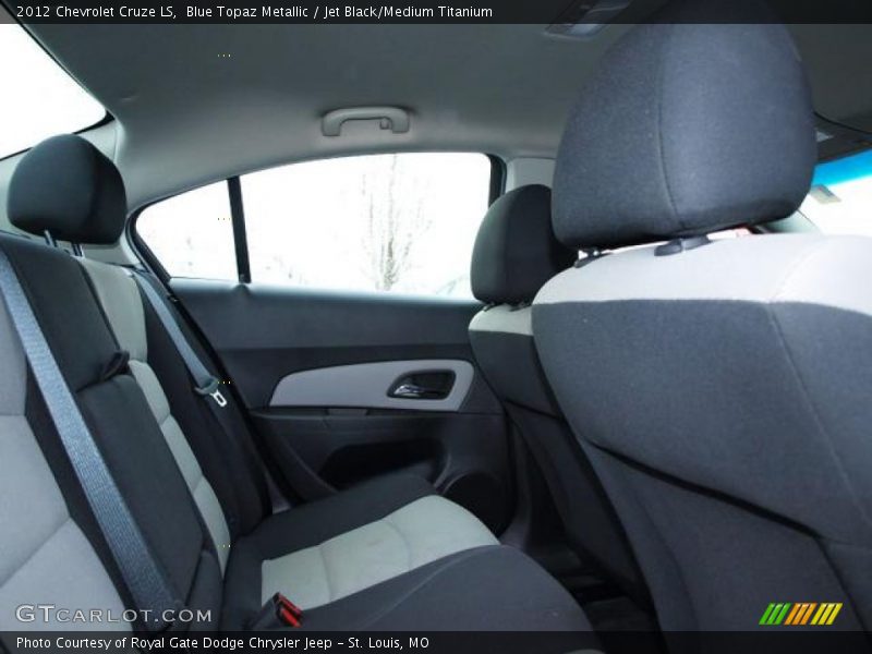 Blue Topaz Metallic / Jet Black/Medium Titanium 2012 Chevrolet Cruze LS
