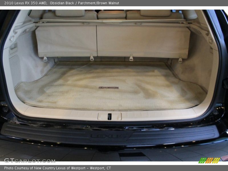 Obsidian Black / Parchment/Brown Walnut 2010 Lexus RX 350 AWD