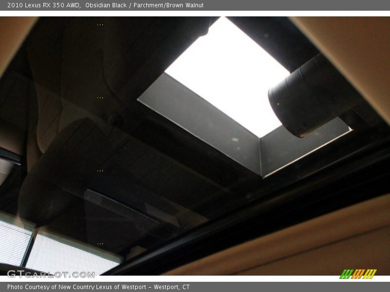 Obsidian Black / Parchment/Brown Walnut 2010 Lexus RX 350 AWD