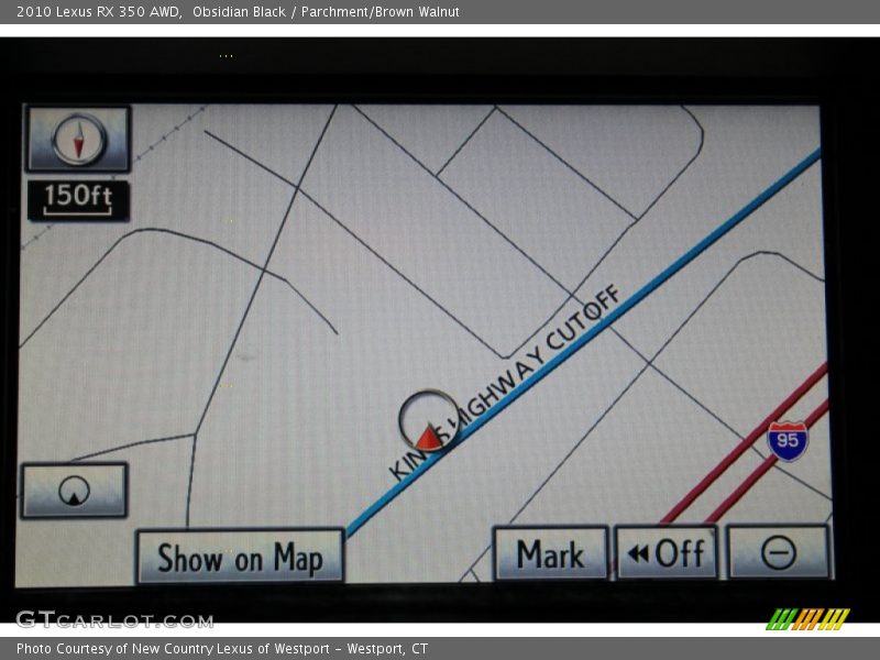 Obsidian Black / Parchment/Brown Walnut 2010 Lexus RX 350 AWD