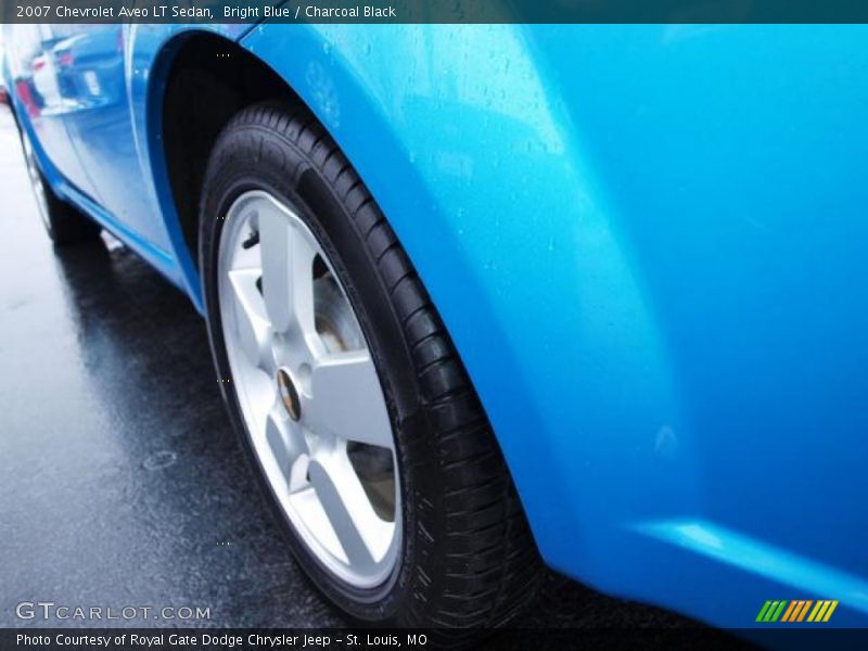 Bright Blue / Charcoal Black 2007 Chevrolet Aveo LT Sedan