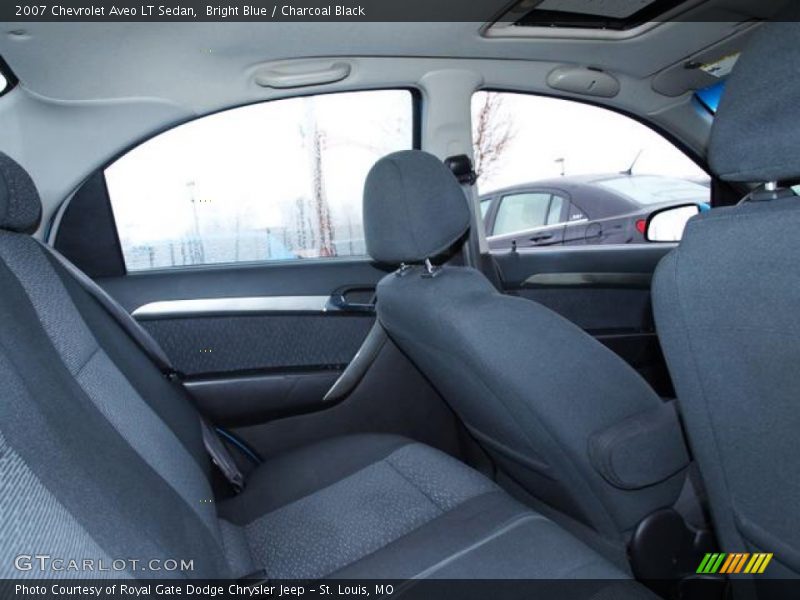 Bright Blue / Charcoal Black 2007 Chevrolet Aveo LT Sedan