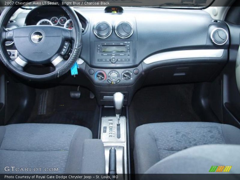 Bright Blue / Charcoal Black 2007 Chevrolet Aveo LT Sedan