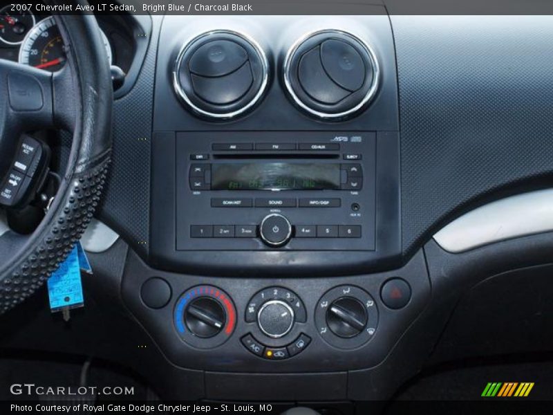 Bright Blue / Charcoal Black 2007 Chevrolet Aveo LT Sedan