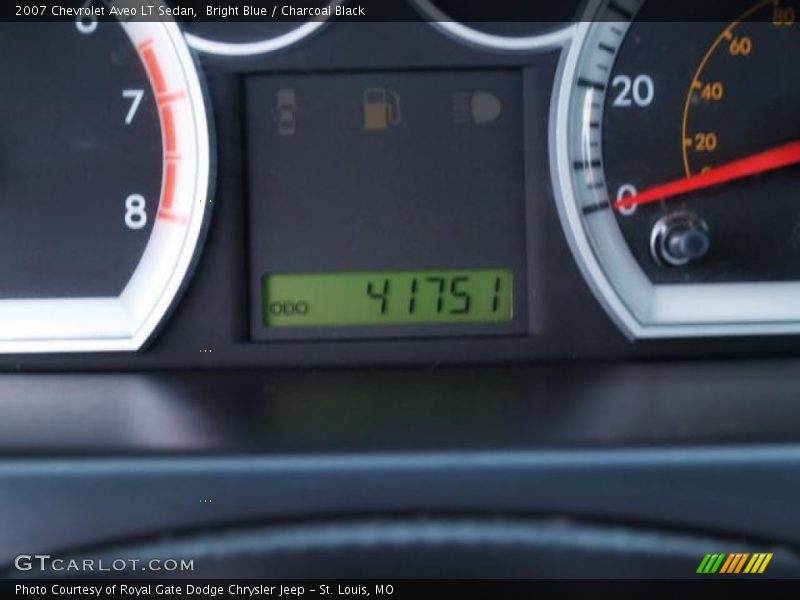 Bright Blue / Charcoal Black 2007 Chevrolet Aveo LT Sedan