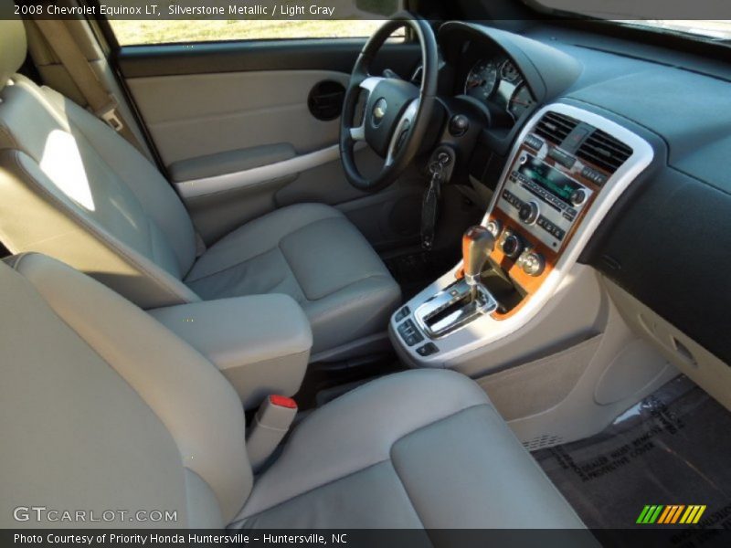 Silverstone Metallic / Light Gray 2008 Chevrolet Equinox LT