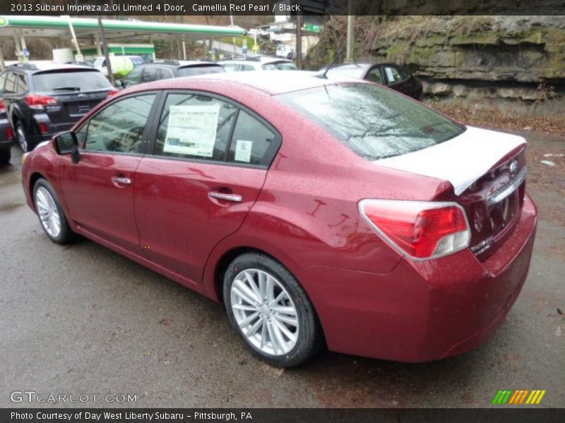 Camellia Red Pearl / Black 2013 Subaru Impreza 2.0i Limited 4 Door