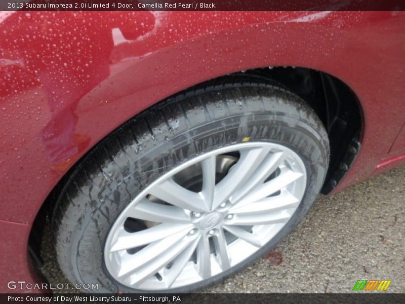 Camellia Red Pearl / Black 2013 Subaru Impreza 2.0i Limited 4 Door
