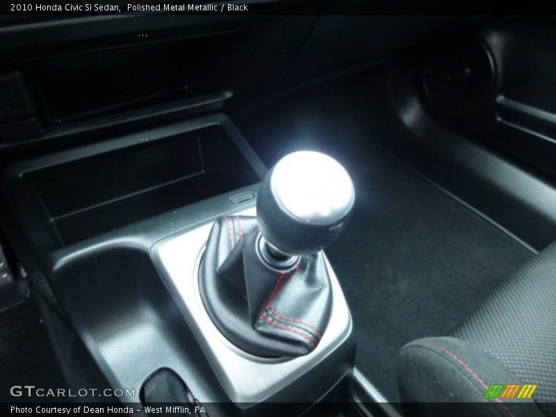 Polished Metal Metallic / Black 2010 Honda Civic Si Sedan