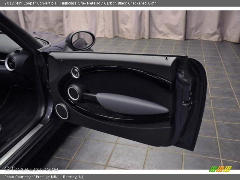 Highclass Gray Metallic / Carbon Black Checkered Cloth 2012 Mini Cooper Convertible