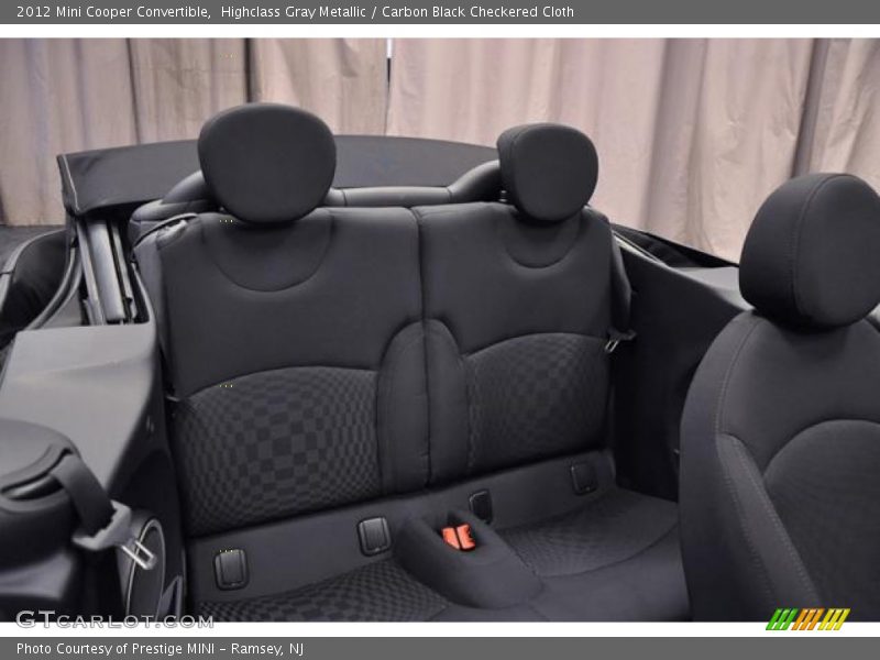 Highclass Gray Metallic / Carbon Black Checkered Cloth 2012 Mini Cooper Convertible