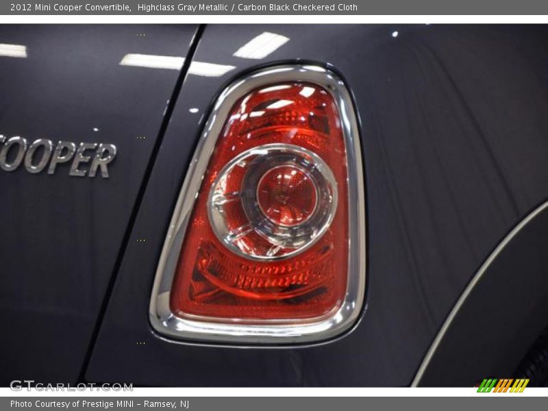 Highclass Gray Metallic / Carbon Black Checkered Cloth 2012 Mini Cooper Convertible