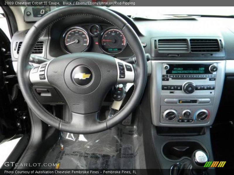 Dashboard of 2009 Cobalt SS Coupe