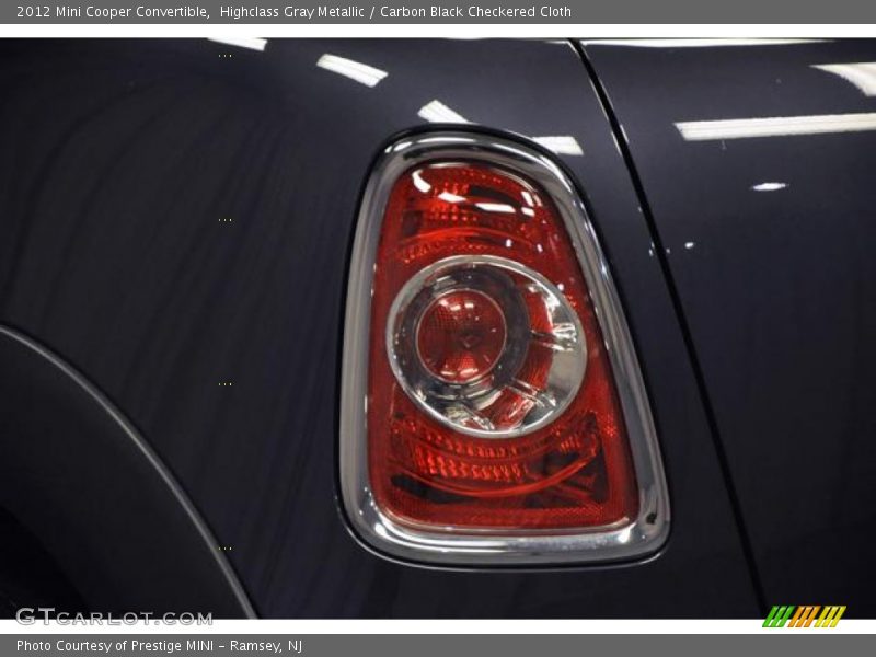 Highclass Gray Metallic / Carbon Black Checkered Cloth 2012 Mini Cooper Convertible