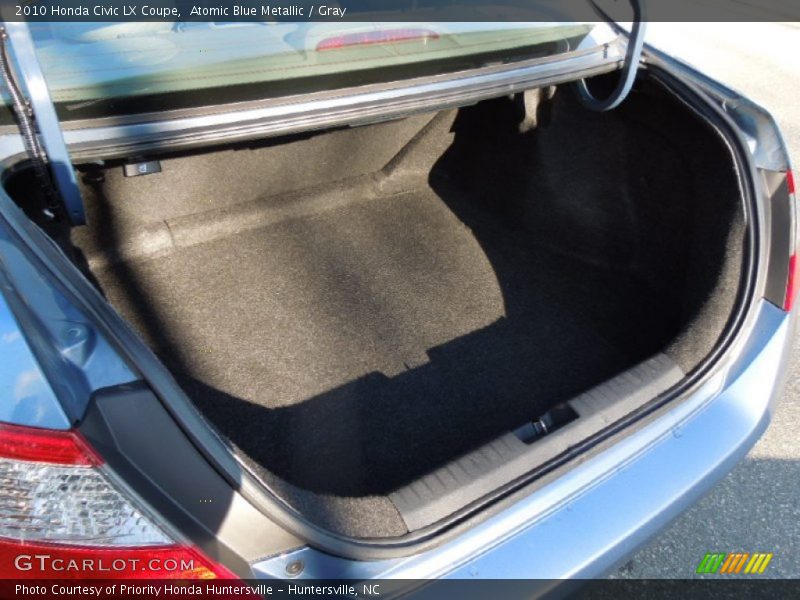 Atomic Blue Metallic / Gray 2010 Honda Civic LX Coupe