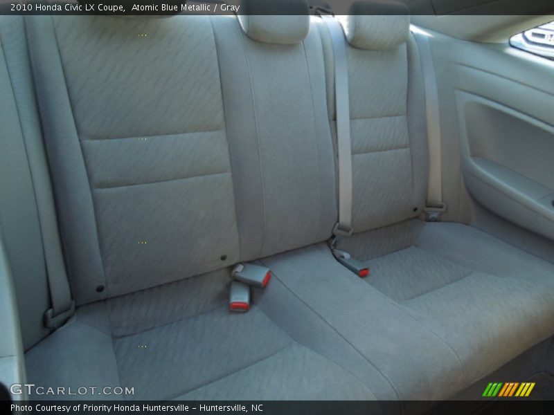 Atomic Blue Metallic / Gray 2010 Honda Civic LX Coupe