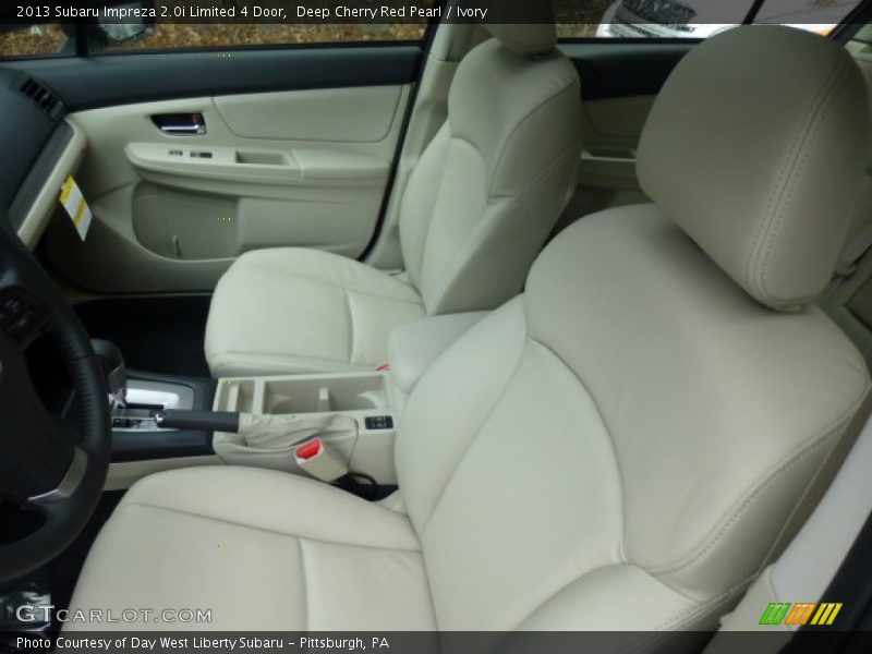 Deep Cherry Red Pearl / Ivory 2013 Subaru Impreza 2.0i Limited 4 Door