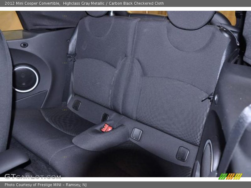 Highclass Gray Metallic / Carbon Black Checkered Cloth 2012 Mini Cooper Convertible
