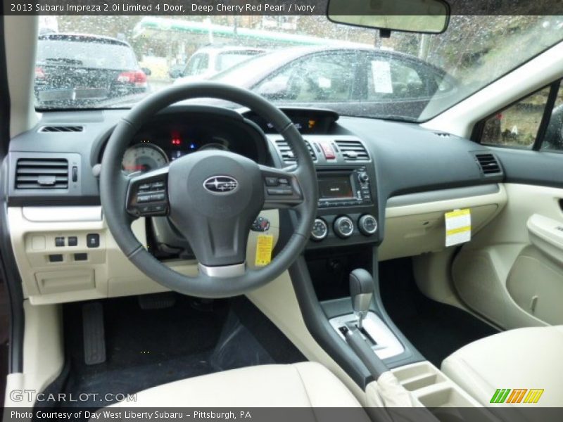  2013 Impreza 2.0i Limited 4 Door Ivory Interior