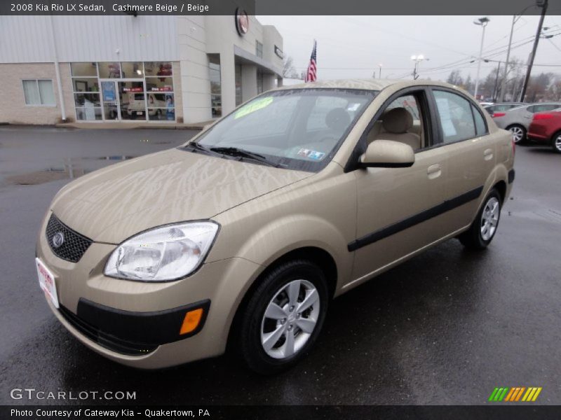 Cashmere Beige / Beige 2008 Kia Rio LX Sedan