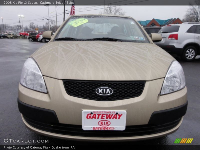 Cashmere Beige / Beige 2008 Kia Rio LX Sedan