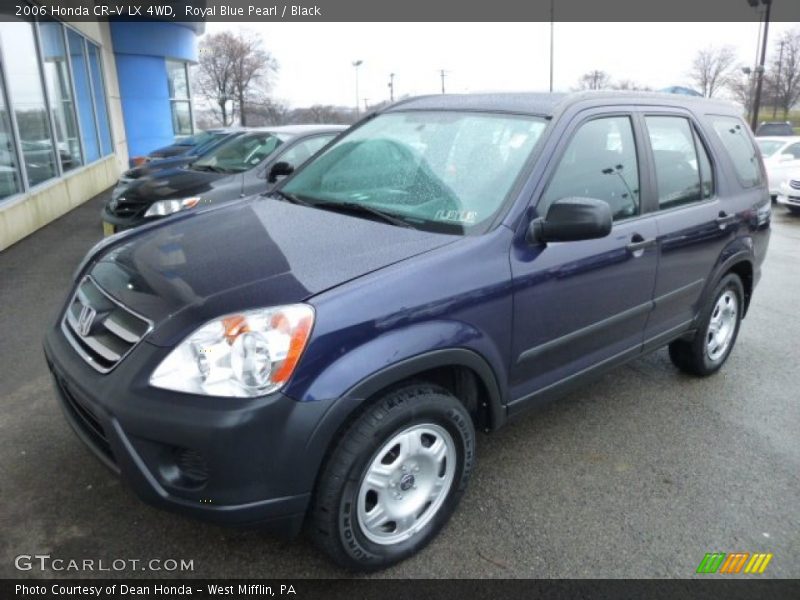 Royal Blue Pearl / Black 2006 Honda CR-V LX 4WD