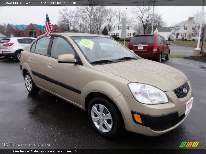 Cashmere Beige / Beige 2008 Kia Rio LX Sedan