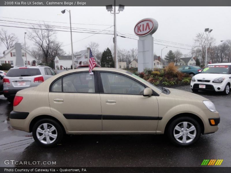 Cashmere Beige / Beige 2008 Kia Rio LX Sedan
