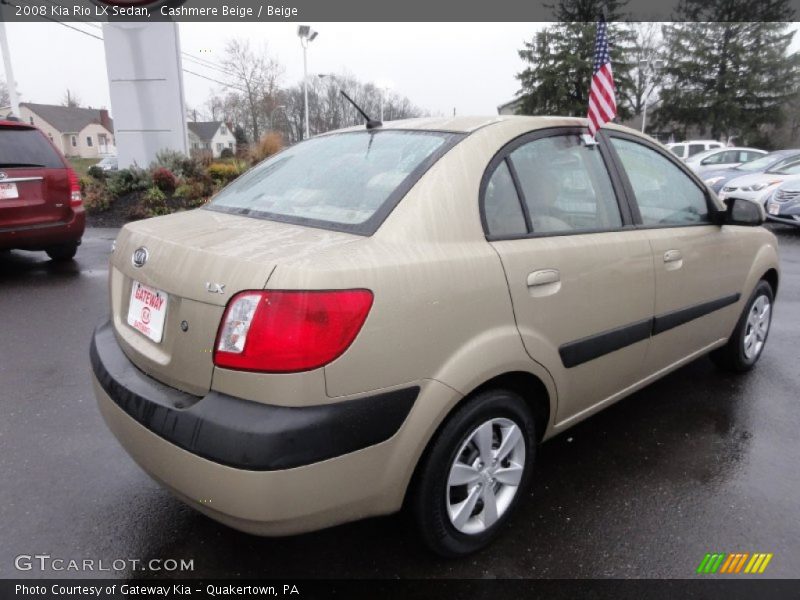 Cashmere Beige / Beige 2008 Kia Rio LX Sedan