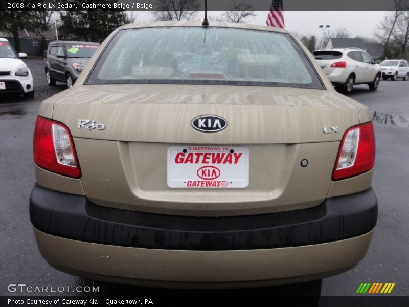 Cashmere Beige / Beige 2008 Kia Rio LX Sedan