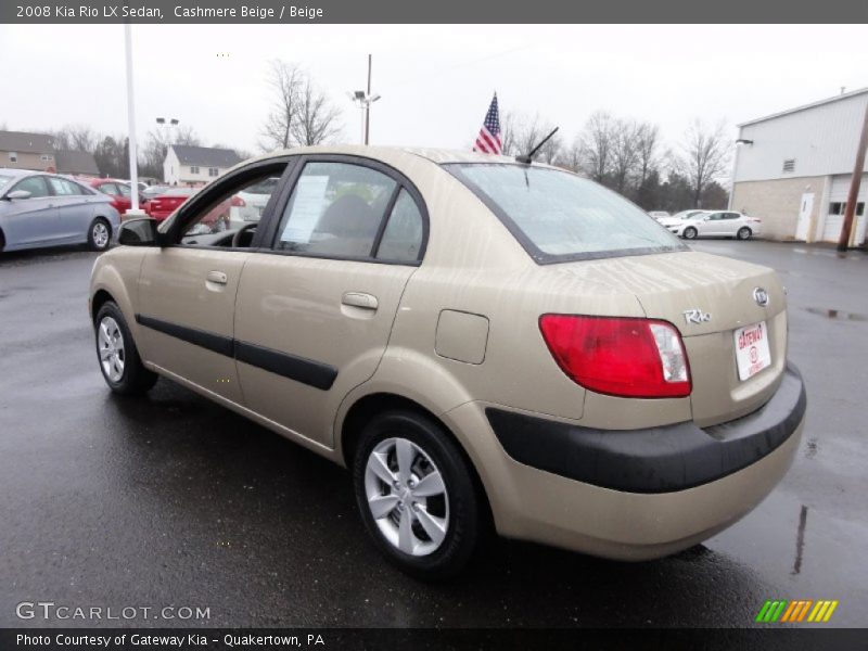 Cashmere Beige / Beige 2008 Kia Rio LX Sedan