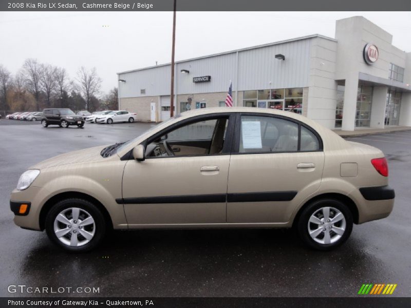 Cashmere Beige / Beige 2008 Kia Rio LX Sedan