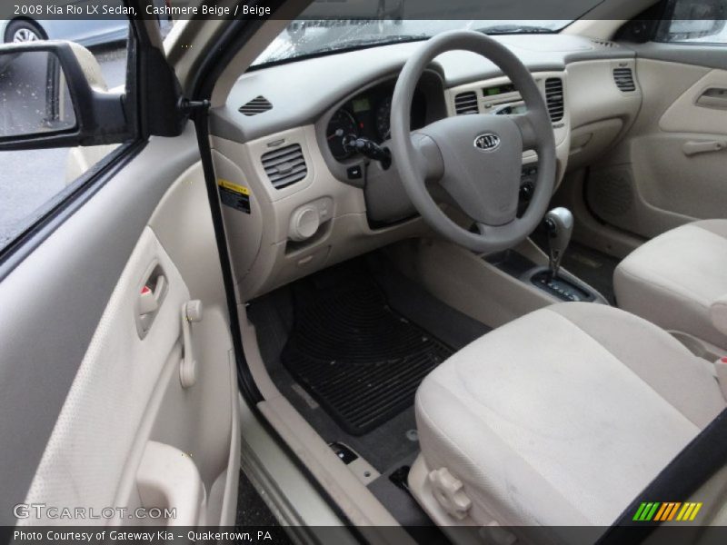 Cashmere Beige / Beige 2008 Kia Rio LX Sedan