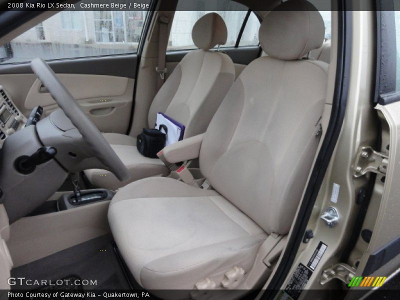 Cashmere Beige / Beige 2008 Kia Rio LX Sedan