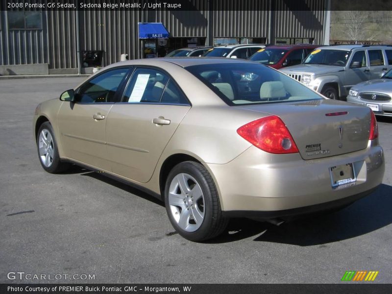 Sedona Beige Metallic / Light Taupe 2008 Pontiac G6 Sedan