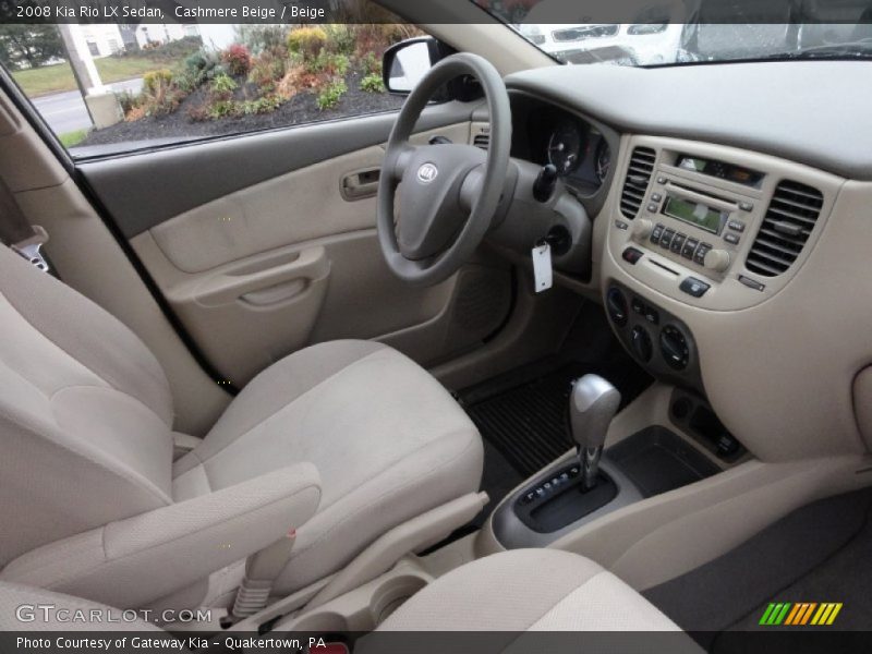 Cashmere Beige / Beige 2008 Kia Rio LX Sedan