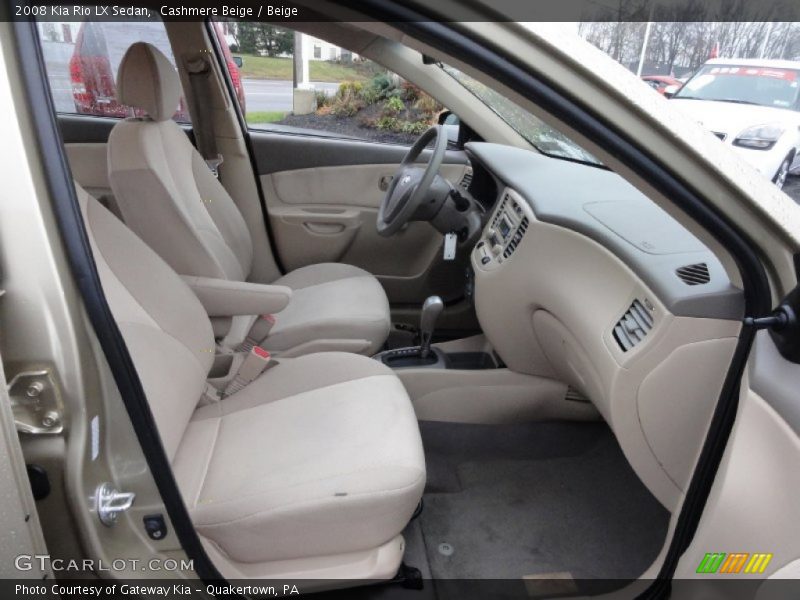 Cashmere Beige / Beige 2008 Kia Rio LX Sedan