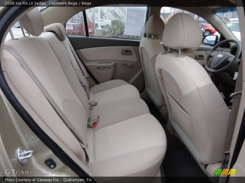 Cashmere Beige / Beige 2008 Kia Rio LX Sedan
