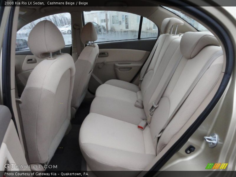 Cashmere Beige / Beige 2008 Kia Rio LX Sedan