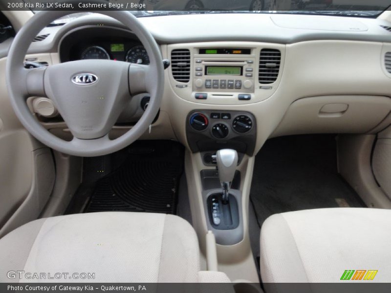 Cashmere Beige / Beige 2008 Kia Rio LX Sedan