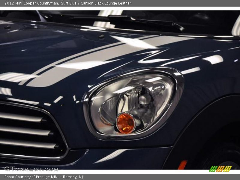 Surf Blue / Carbon Black Lounge Leather 2012 Mini Cooper Countryman