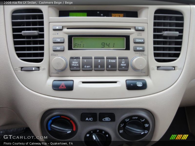 Cashmere Beige / Beige 2008 Kia Rio LX Sedan