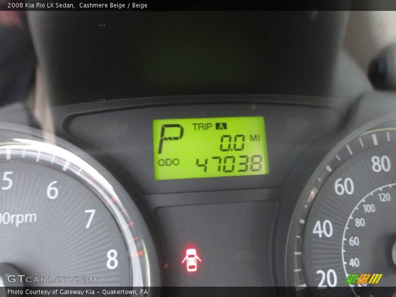 Cashmere Beige / Beige 2008 Kia Rio LX Sedan