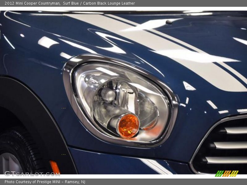 Surf Blue / Carbon Black Lounge Leather 2012 Mini Cooper Countryman