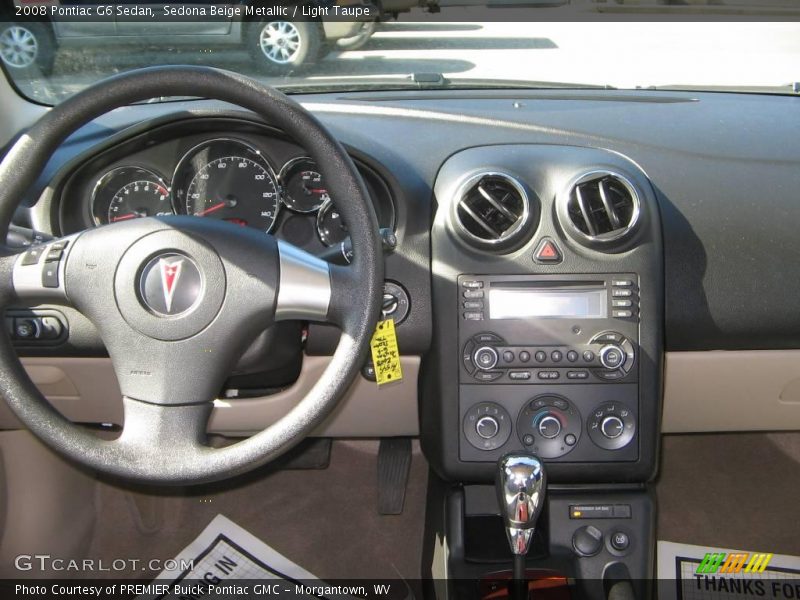 Sedona Beige Metallic / Light Taupe 2008 Pontiac G6 Sedan