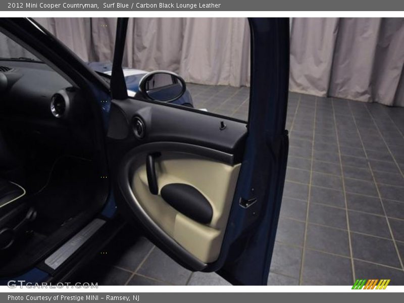 Surf Blue / Carbon Black Lounge Leather 2012 Mini Cooper Countryman