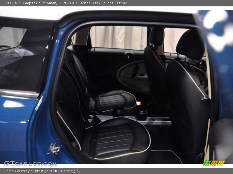 Surf Blue / Carbon Black Lounge Leather 2012 Mini Cooper Countryman
