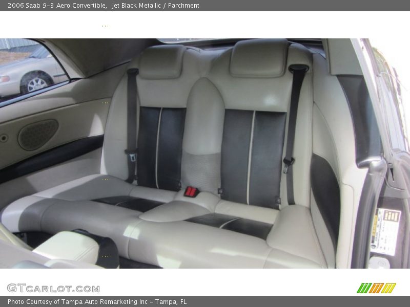 Jet Black Metallic / Parchment 2006 Saab 9-3 Aero Convertible